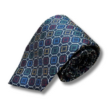 Black Diamond Neat Woven Silk Tie Hand Finished