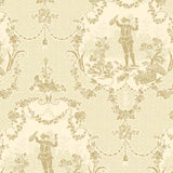 Toile Design Fabric - Floral Vineyard