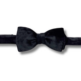 Black Velvet Pre Tied Bow Tie